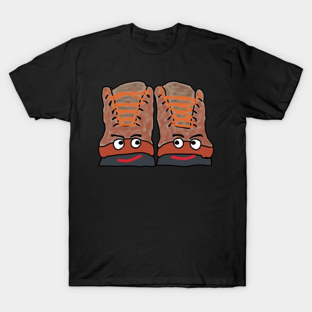 Funny Shoes T-Shirt by Mark Ewbie